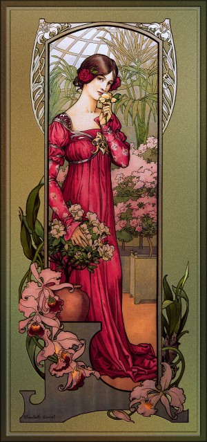 Flowers Of Gardens by Elisabeth Sonrel